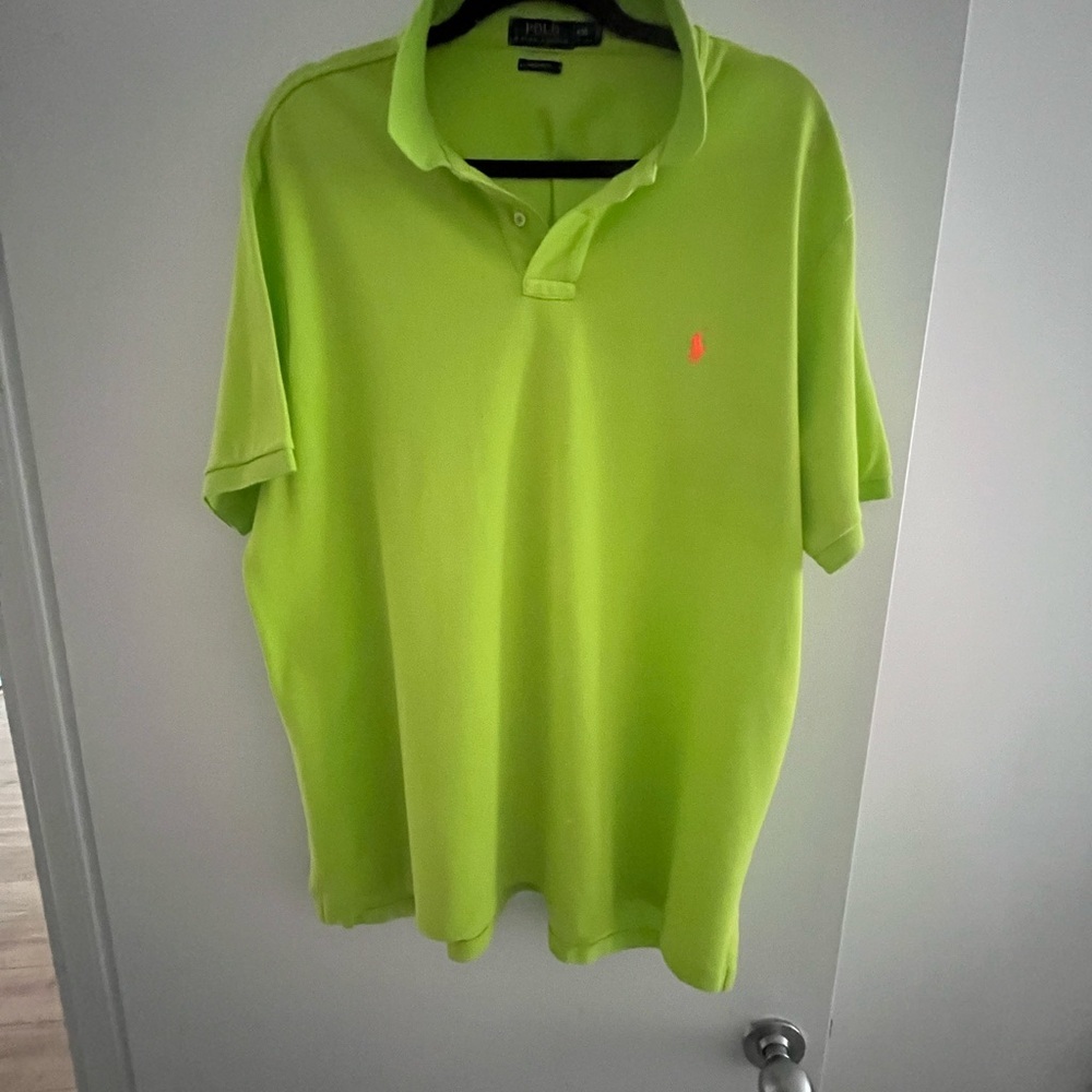 Polo Ralph Lauren Iconic Mesh Polo Shirt Men’s XXL Classic Kelly - Picture 4 of 7